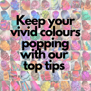 Keep your vivid colours popping with our top tips 🌈 🎨